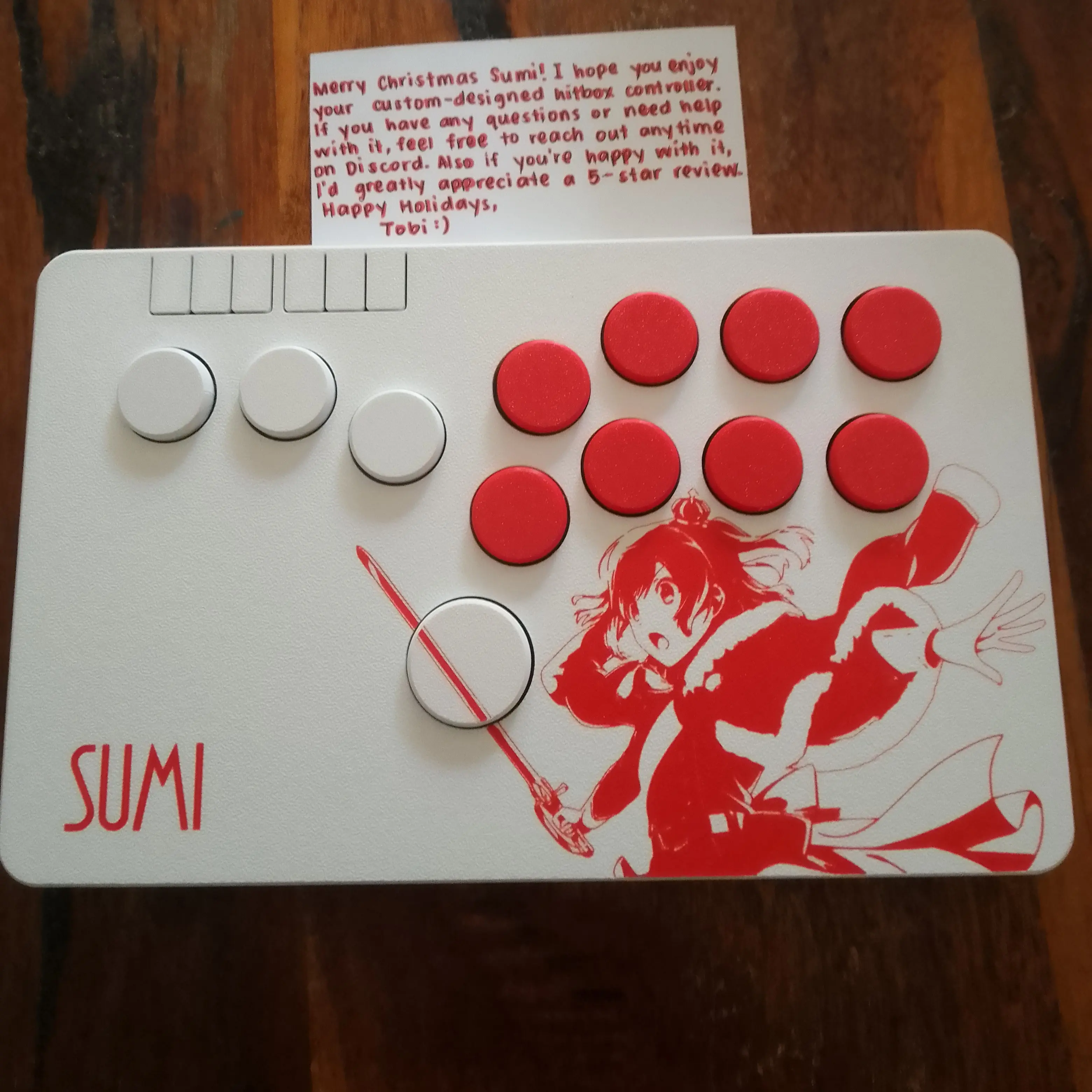 Custom Flatbox leverless controller for Sumi